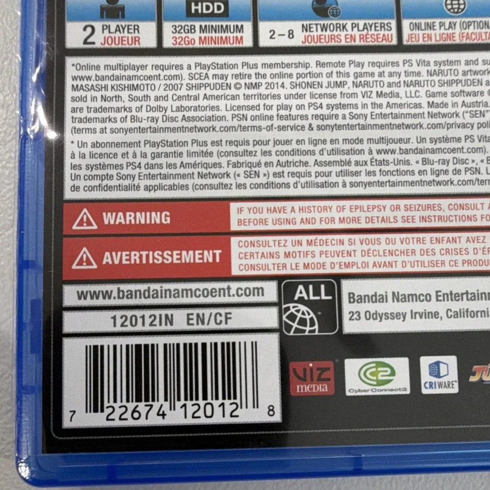 Naruto Shippuden Ultimate Ninja Storm 4 PS4